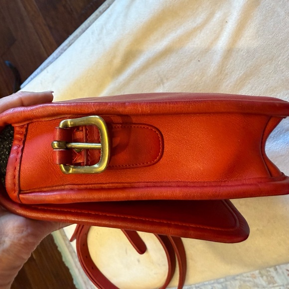 Vintage Coach Medium Saddle Pouch #9590 - Picture 4 of 10